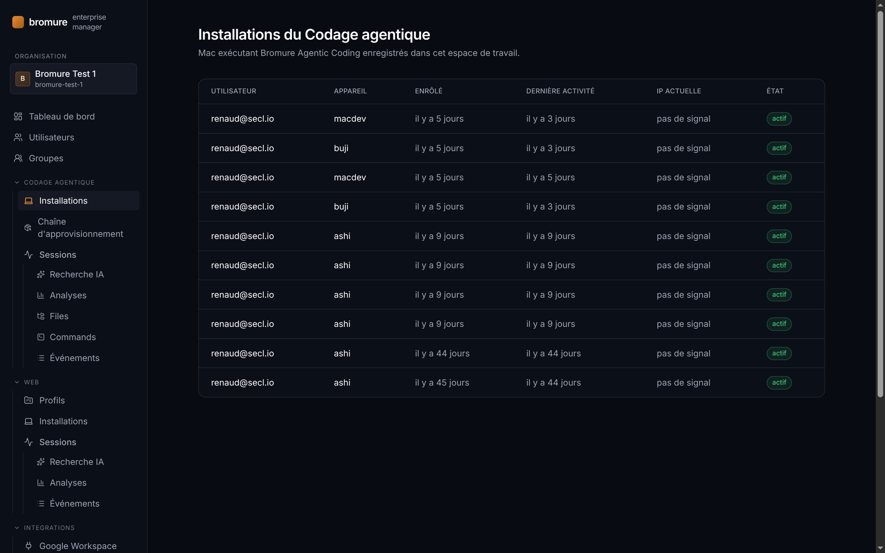 Installations