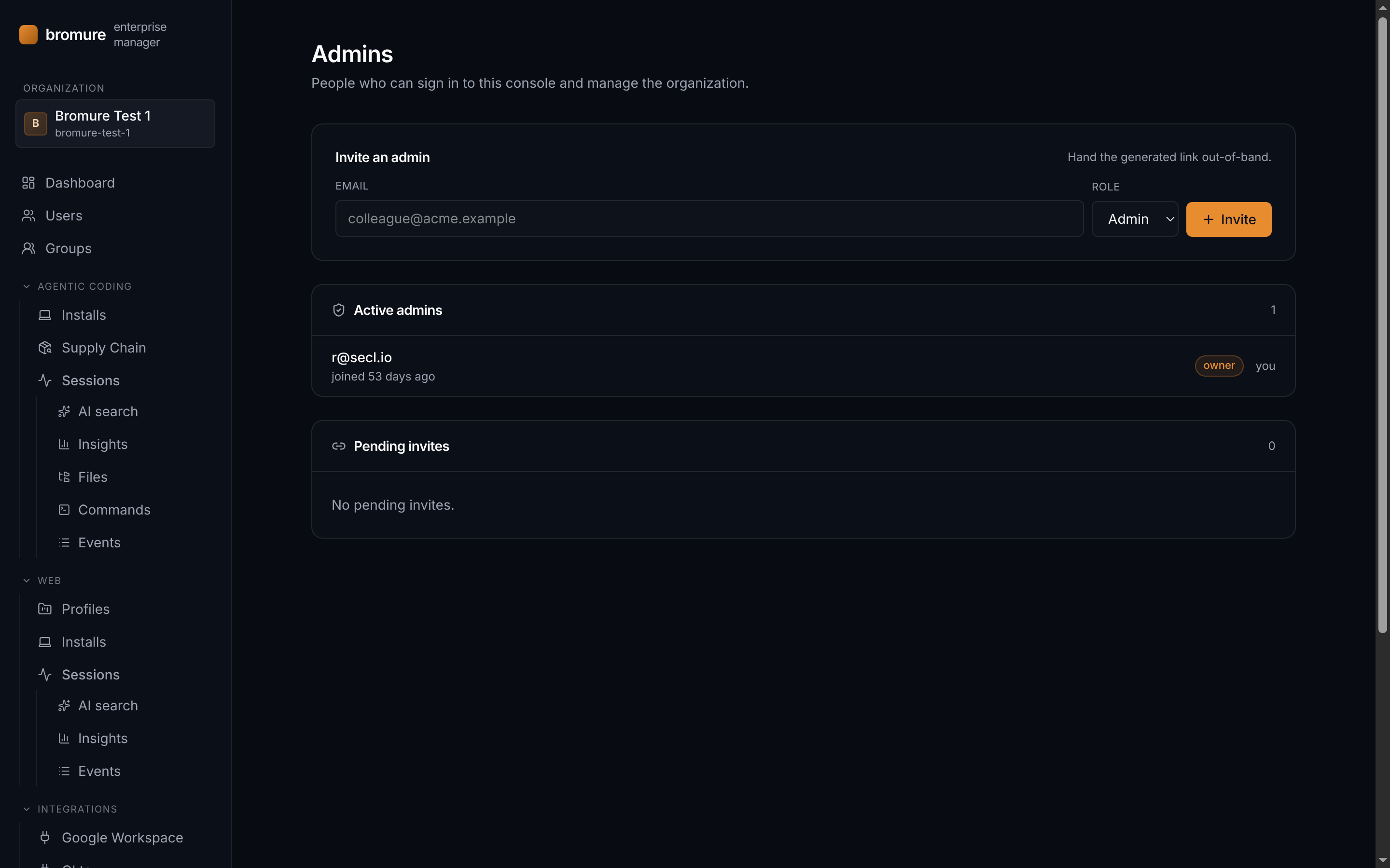 Admins