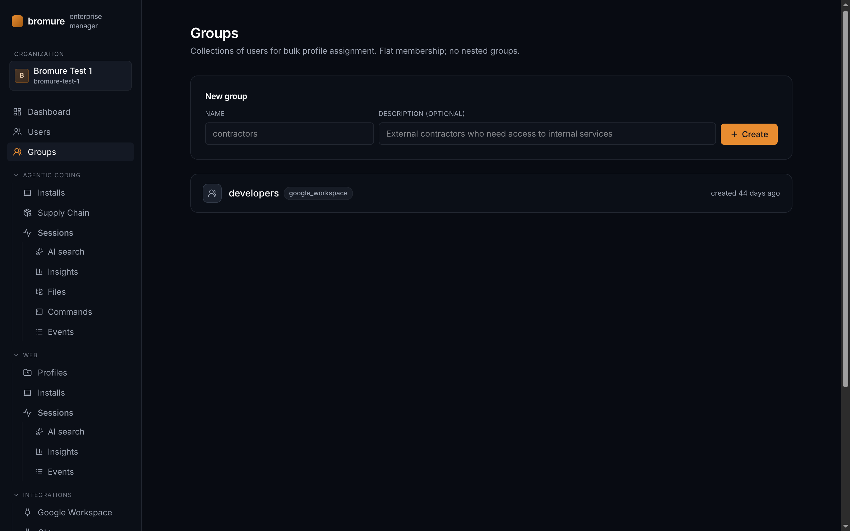 Groups
