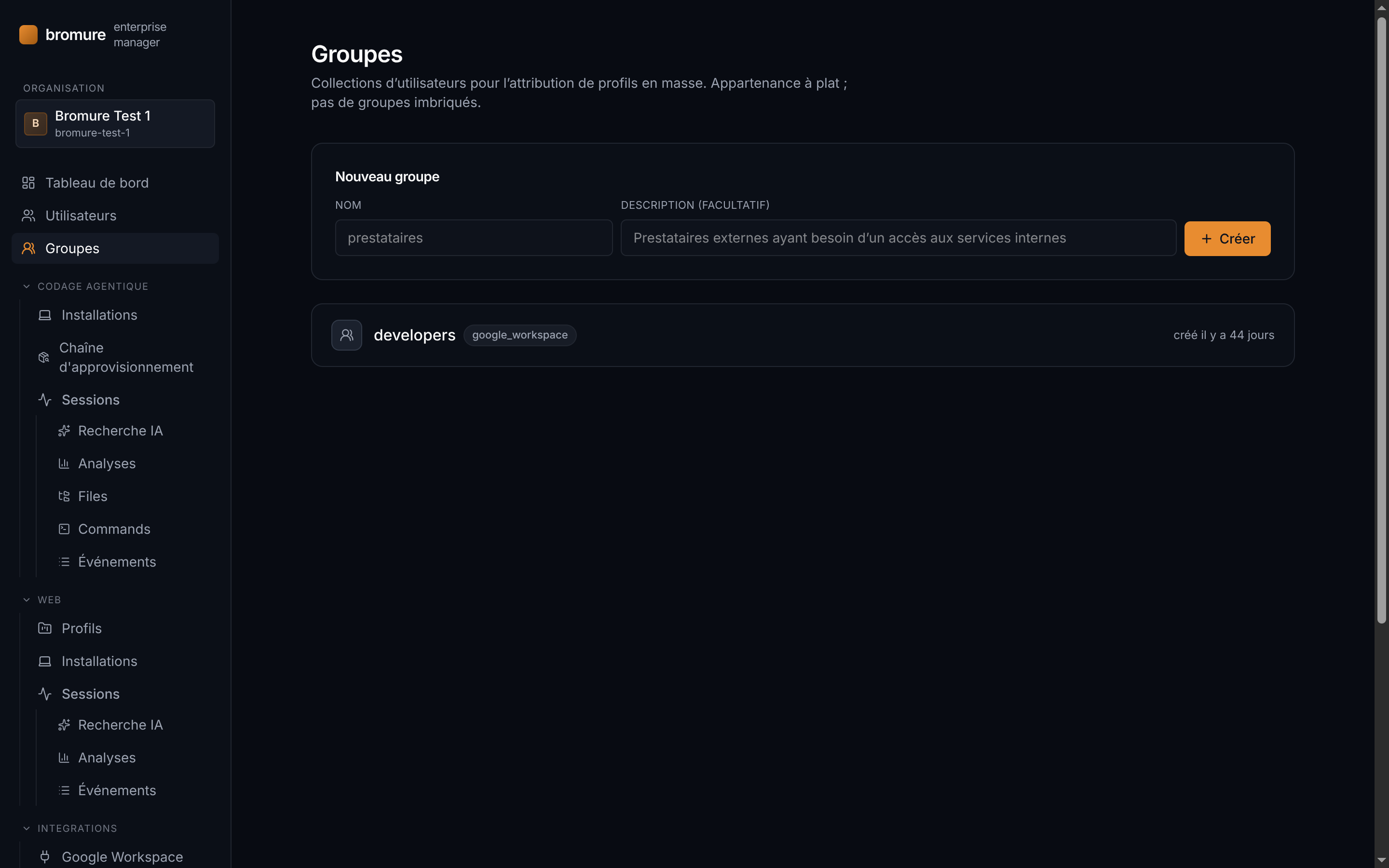Groupes