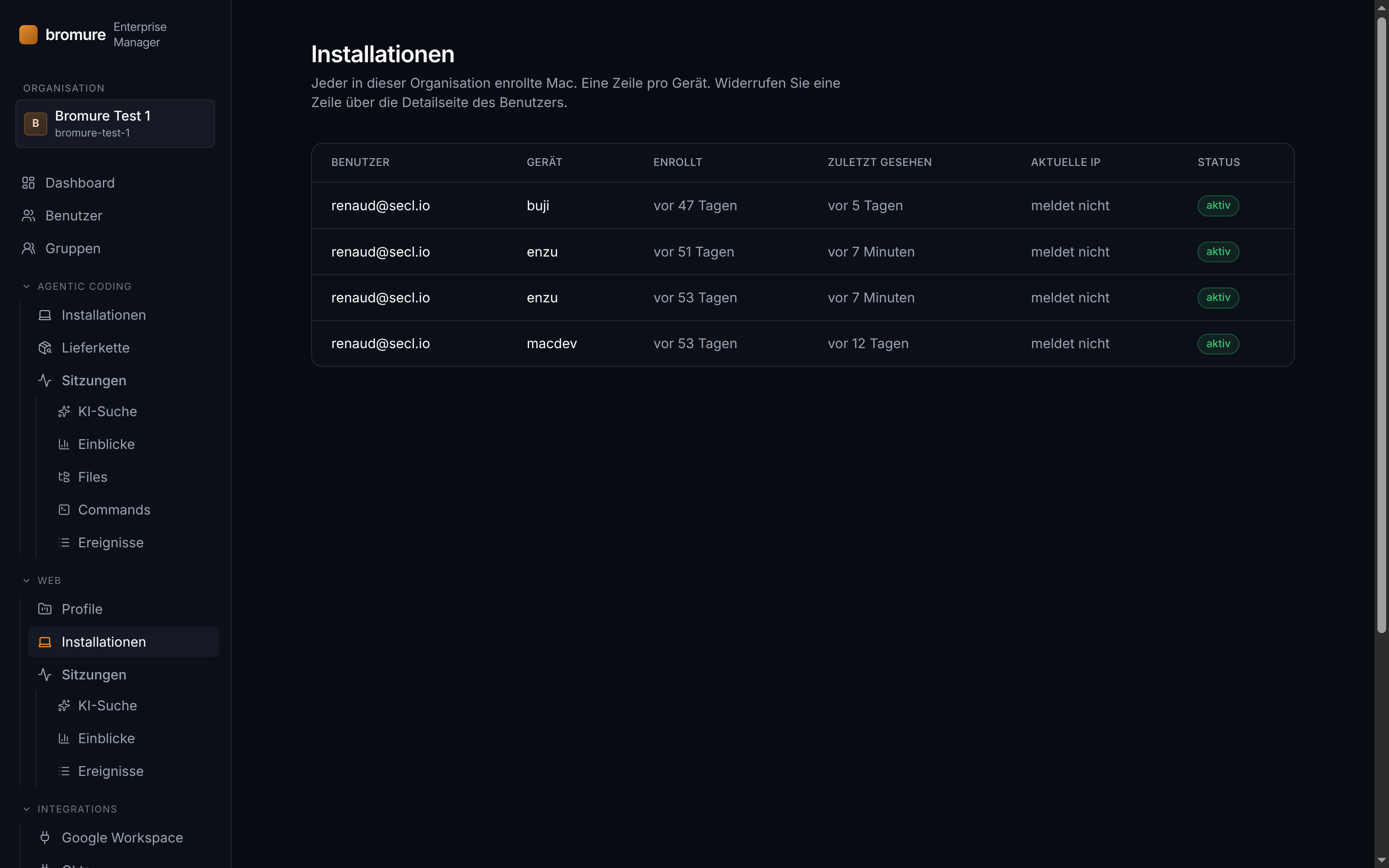 Installationen