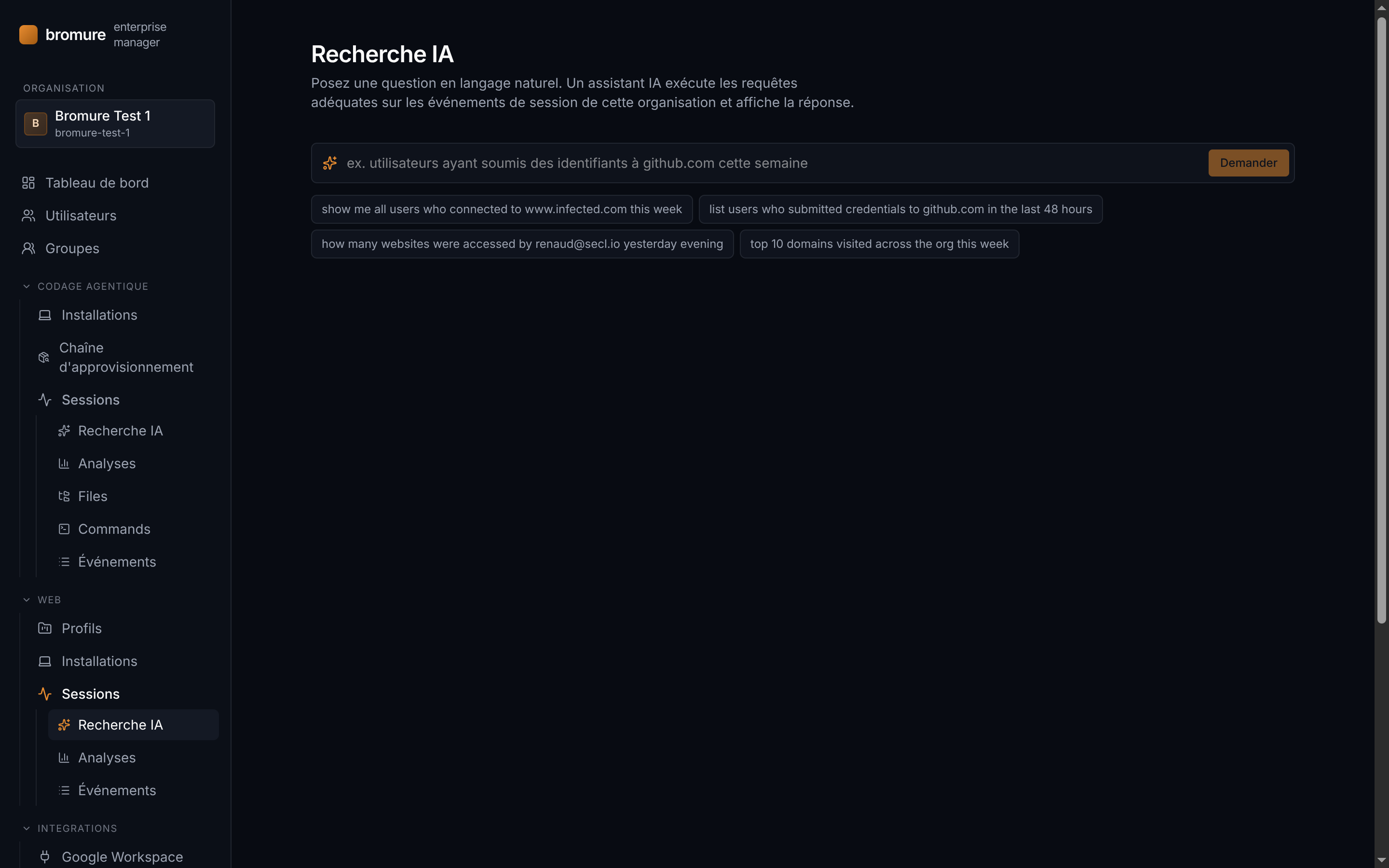 Recherche IA