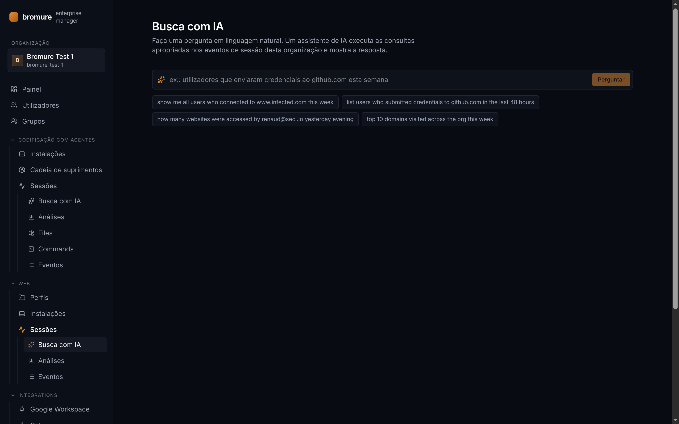 Busca com IA